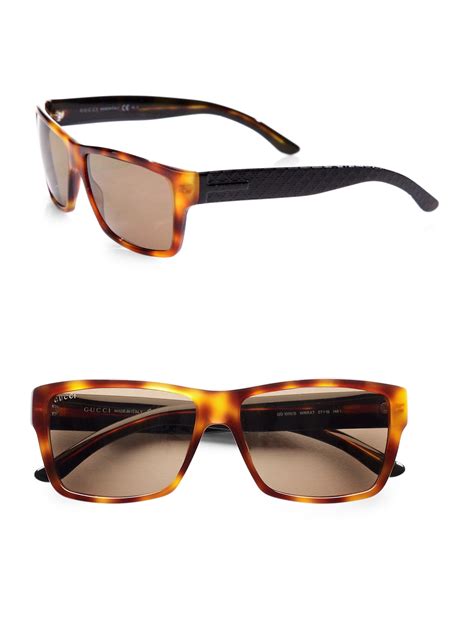 gucci tortoiseshell stars glasses|Gucci rimless glasses for men.